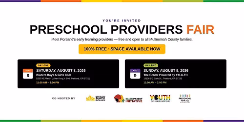 Day 2 - Preschool Providers Fair! Enroll for FREE!