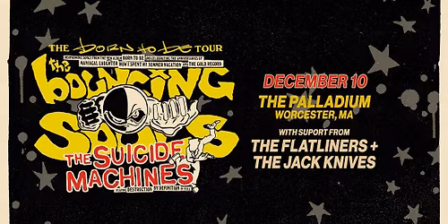 THE BOUNCING SOULS 'Born To Be Tour' with The Suicide Machines