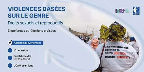 Violences bas\u00e9es sur le genre et droits sexuels et reproductifs