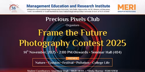 FRAME THE FUTURE PHOTOGRAPHY CONTEST 2025