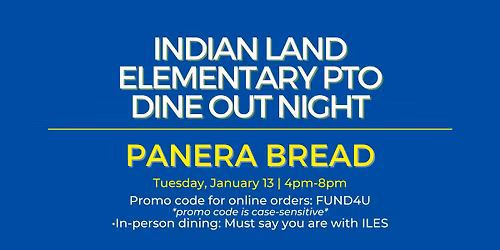 ILE PTO January Dine Out: Panera Bread