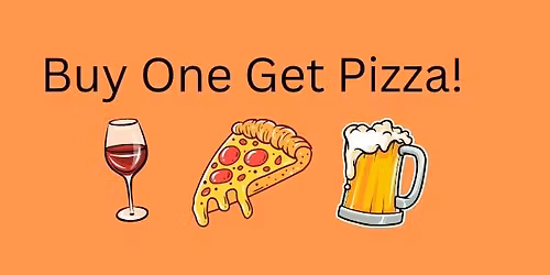 Football Sunday! Buy a Drink Get a Free Slice