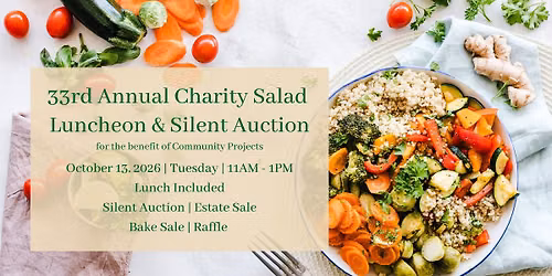 33rd Annual Salad Luncheon & Silent Auction