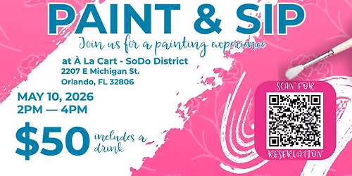 Paint and Sip: A La Cart - Sodo