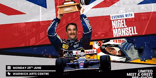 Evening With Nigel Mansell Warwick Arts Centre