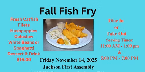 Fall Fish Fry Fundraiser