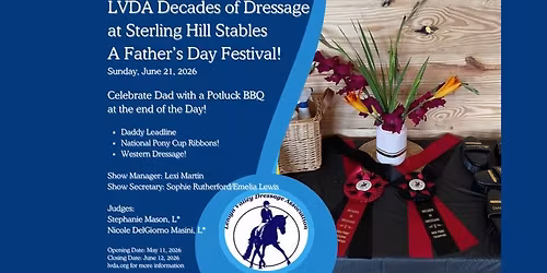Decades of Dressage - LVDA Youth Fundraiser