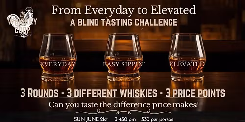 Blind Tasting Whiskey Class - From Everyday to Elevated