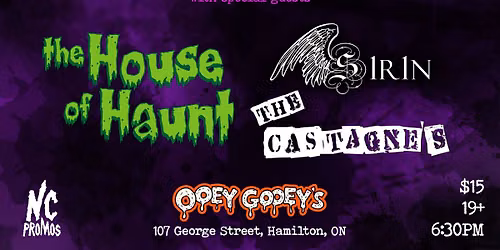 THE FIXER - YOUR LAST LIE TOUR - HOUSE OF HAUNT\/ S1R1N\/ THE CASTAGNE'S