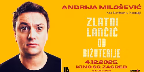 Andrija Milo\u0161evi\u0107: Zlatni lan\u010di\u0107 od bi\u017euterije u Zagrebu!