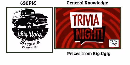 Trivia Night at Big Ugly Brewing