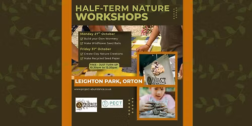 Half-Term Free Nature Workshops in Orton with Project Abundance