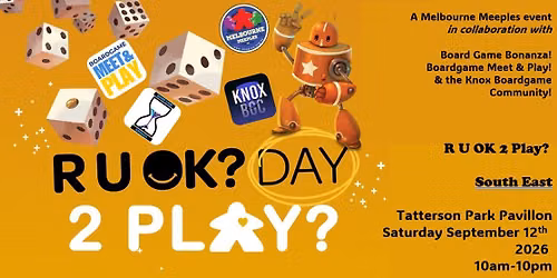 R U OK 2 Play? In the Park - South East Suburbs