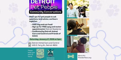 Detroit Pet People Community Conversations at DACC