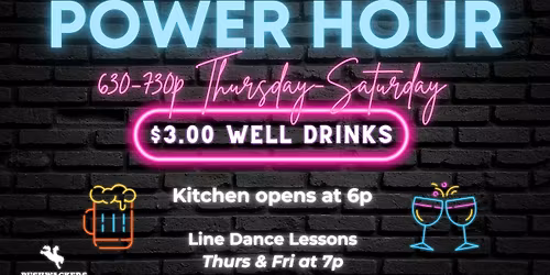 Power Hour @ Bushwackers!