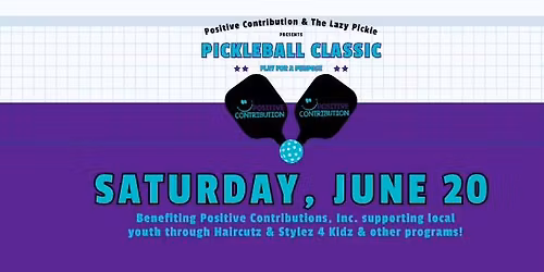 Pickleball Classic Tournament with Positive Contribution