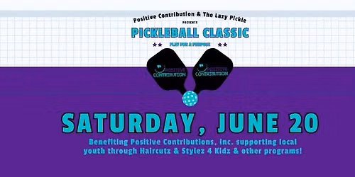 Pickleball Classic Tournament with Positive Contribution