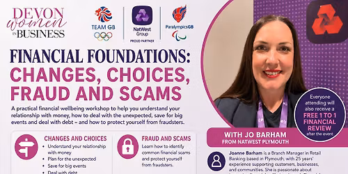 DWIB Workshop \u2013 Financial Foundations: Changes, Choices, Fraud and Scams