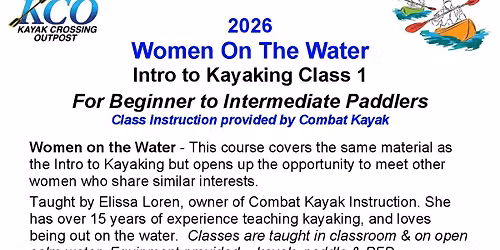 Women On The Water Intro to Kayaking Class 1