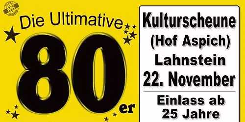 80er Fete "Das Original"