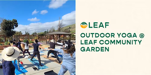 Outdoor Yoga @ LEAF Community Garden