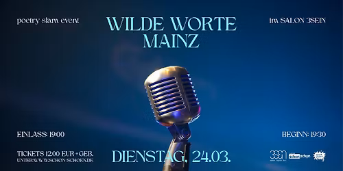 Wilde Worte \u2013 Poetry Slam im 3Sein 