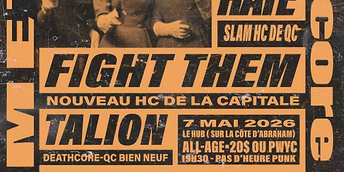 BREAKNECK + FOR ONE HATE + FIGHT THEM + TALION