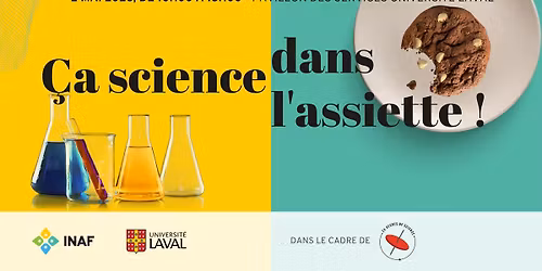 Activit\u00e9 gratuite en famille : \u00c7a science dans l'assiette
