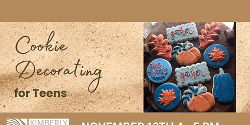 Cookie Decorating for Teens