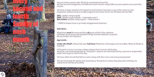 Dragons Lair Airsoft Game Day
