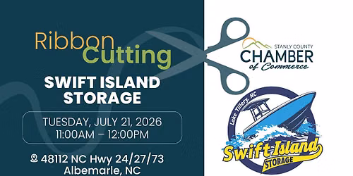 Ribbon Cutting - Swift Island Storage