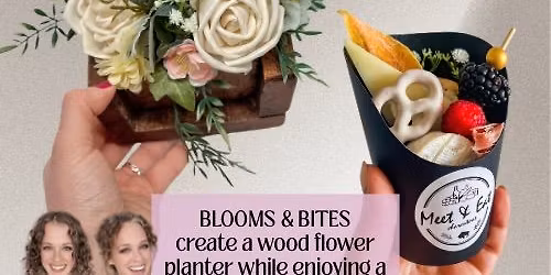 BLOOMS & BITES WOOD FLOWER WORKSHOP @ MEET & EAT CHARCUTERIE