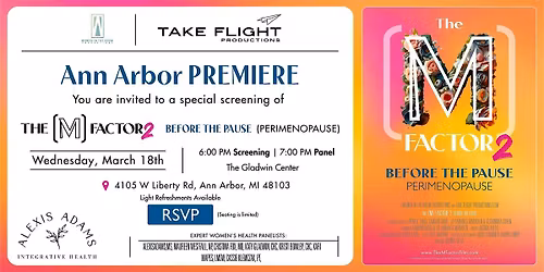 M Factor 2 Before the Pause: Perimenopause Film Screening