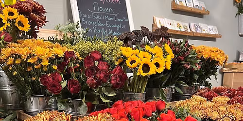 Fall Flower Bar at Tater\u2019s Corner