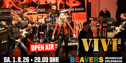 VIVI | Rock & Pop | OPEN AIR | BEAVERS Musikclub | Erlenbach am Main