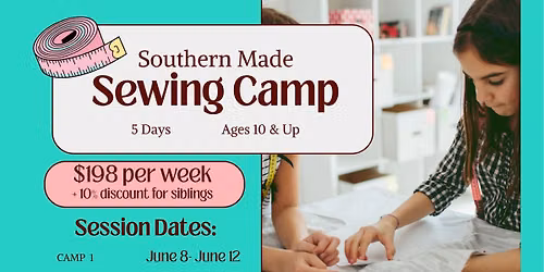Southern Made Sewing Camp -June 