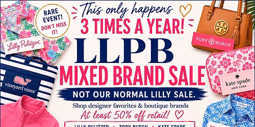 July Mixed Brand (Lilly & More) Resale Week at Lilly Lovers of the Palm Beaches 