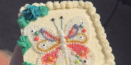 Sprinkles Butterfly Embroidery Cake Decorating Class
