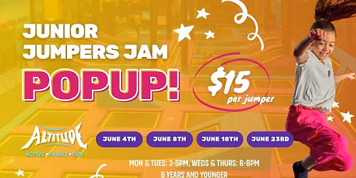 Junior Jumpers Weekday Pop-Up