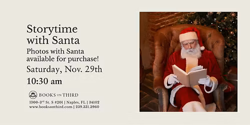 Storytime with Santa at Books on Third