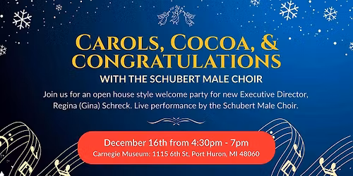 Carols, Cocoa, and Congratulations