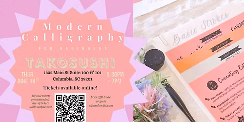 Sip and Script at TakoSushi Columbia