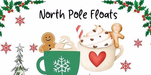 North Pole Dessert Floats