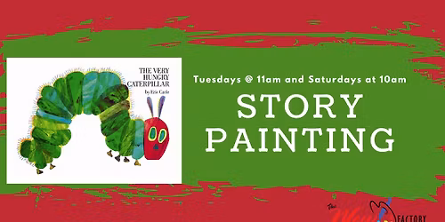 Story Painting: The Very Hungry Catterpillar