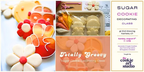 Totally Groovy Cookie Decorating Class at Elicit Brewing (Fairfield, CT)