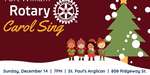 Fort William Rotary Carol Sing