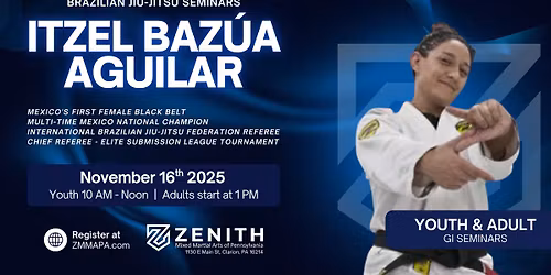 Itzel Baz\u00faa Aguilar BJJ Seminars