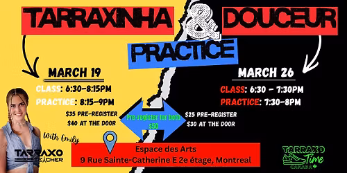 \ud83d\udc83\ud83c\udffdTarraxinha + Douceur + Practice\ud83d\udd7a\ud83c\udffd