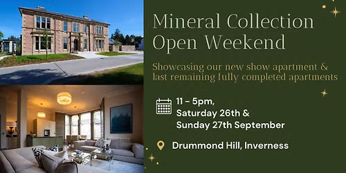 Open Weekend - Mineral Collection at Drummond Hill, Inverness