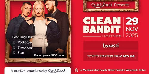 Clean Bandit Live at Barasti in Dubai